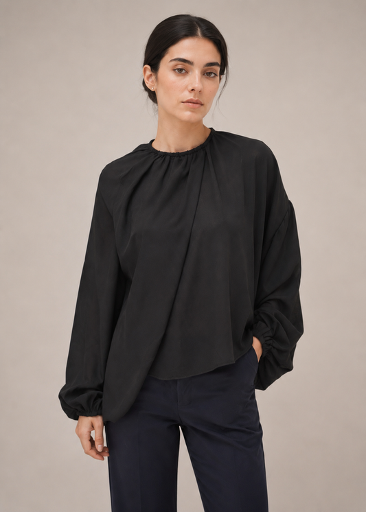 STRUCTURED OVERLAPPED TOP