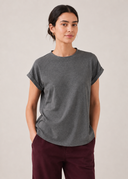 BASIC CREW NECK TEE