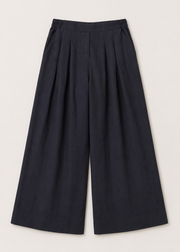 wide leg linen trousers