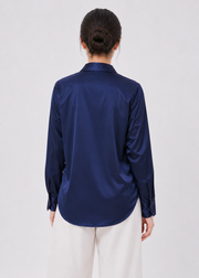NOTCH COLLAR JACQUARD SHIRT