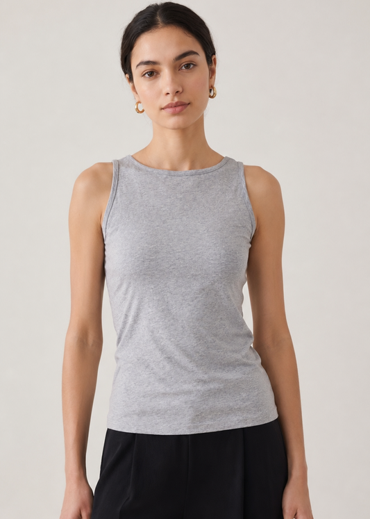 CREW NECK TANK TOP