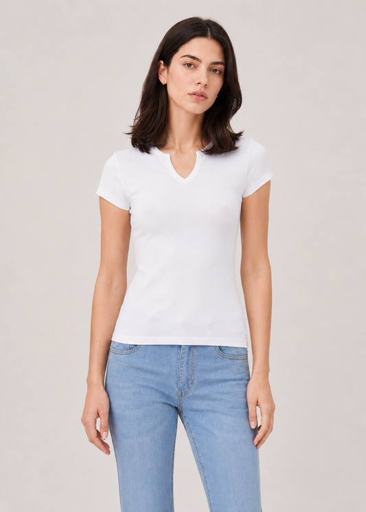 V-NECK TEE