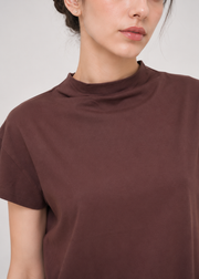 mock neck tshirt