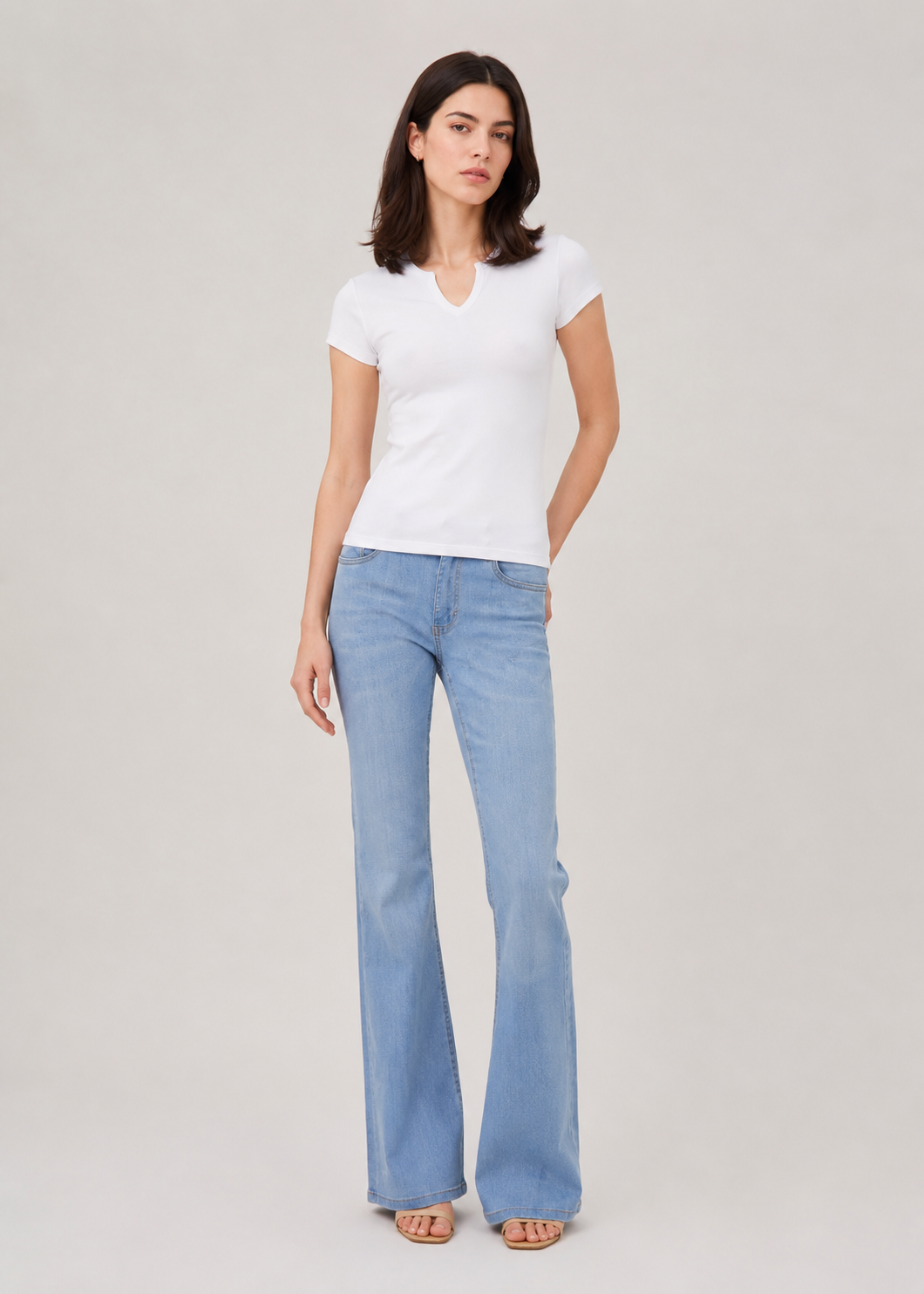 V-Cut Neck Tshirt