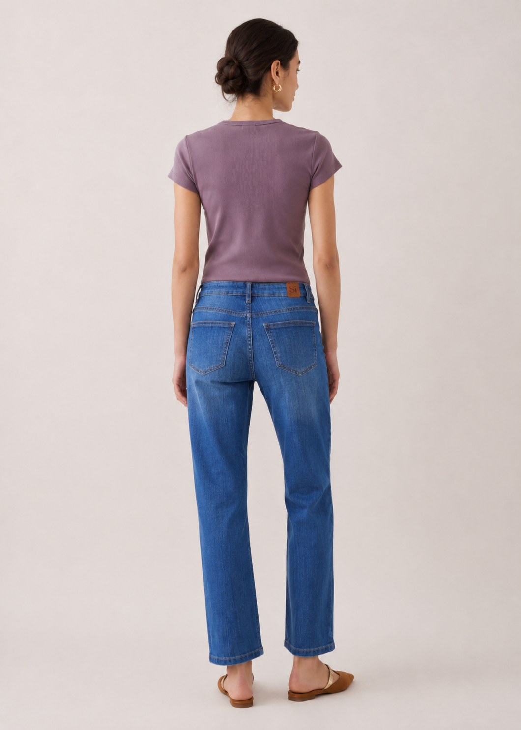 straight leg jeans