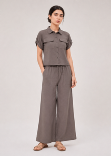 Casual Button Down Co-ord Set