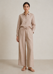 Linen Casual Button Down Co-ord