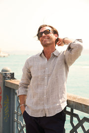 Linen Checkered Shirt