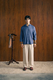 LINEN BUTTON-DOWN SHIRT