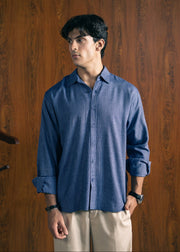 LINEN BUTTON-DOWN SHIRT
