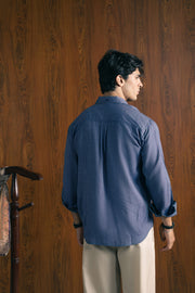 LINEN BUTTON-DOWN SHIRT