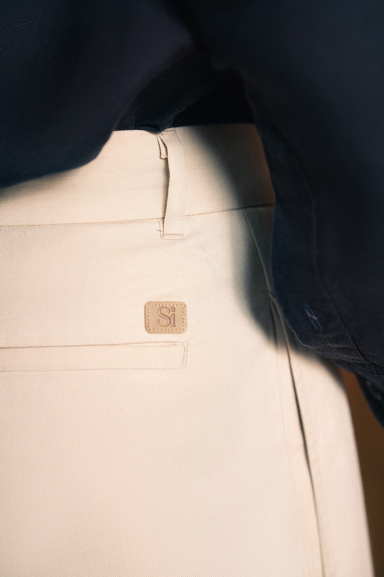 STRAIGHT FIT LINEN PANTS