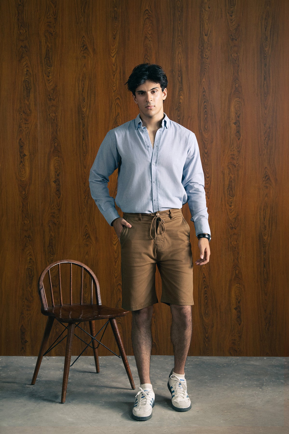 STRAIGHT FIT SHORTS