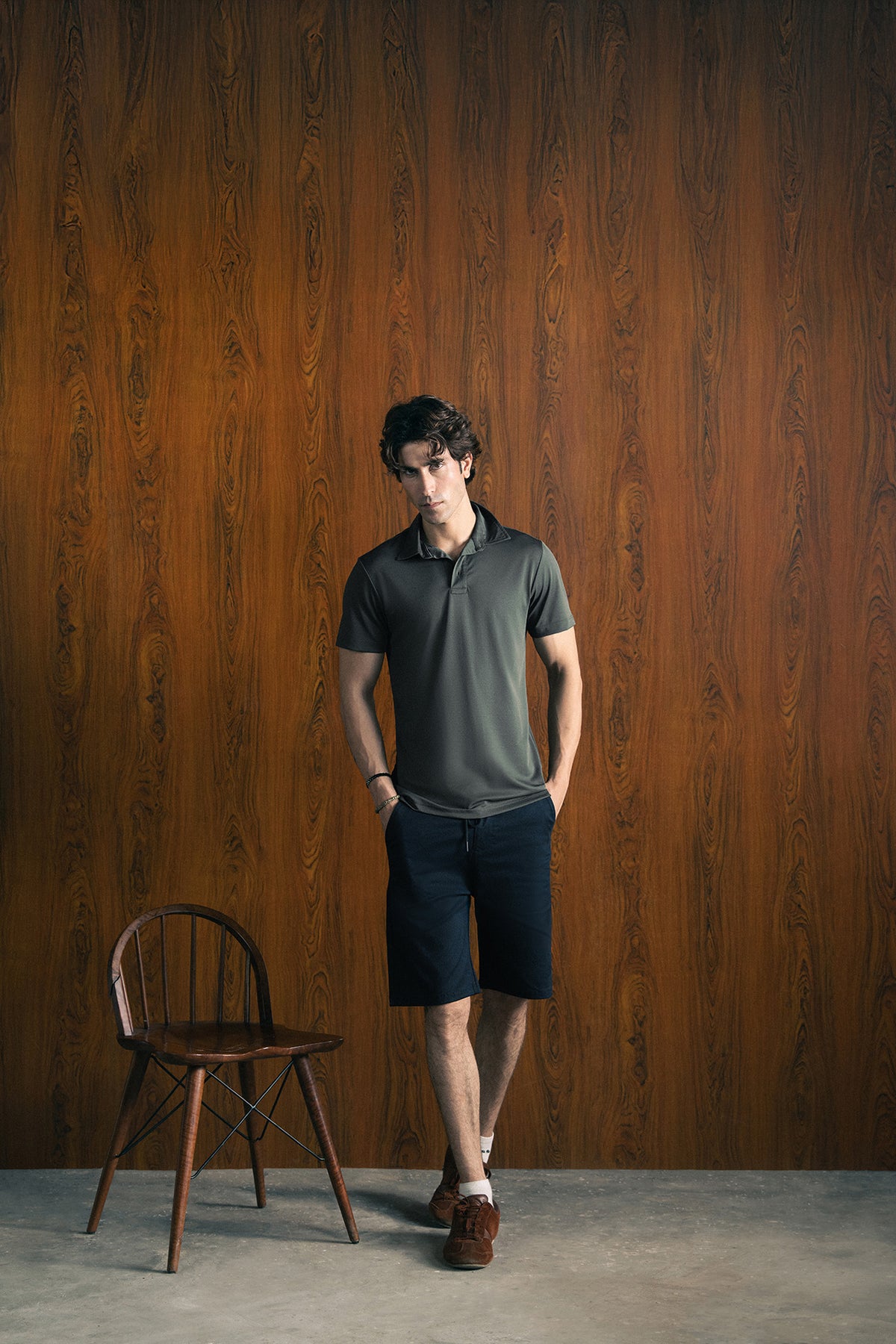 BLENDED PIQUE POLO SHIRT