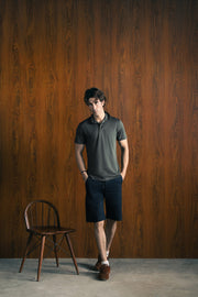 BLENDED PIQUE POLO SHIRT