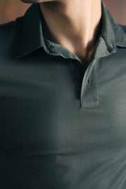 BLENDED PIQUE POLO SHIRT