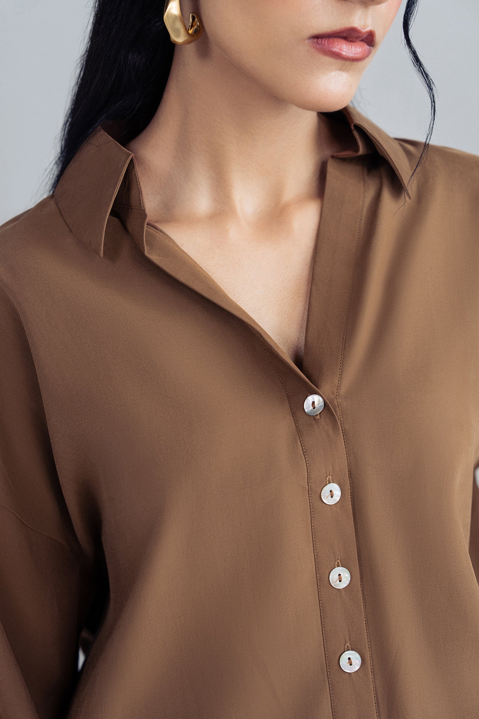 CASUAL BUTTON-DOWN CO-ORD