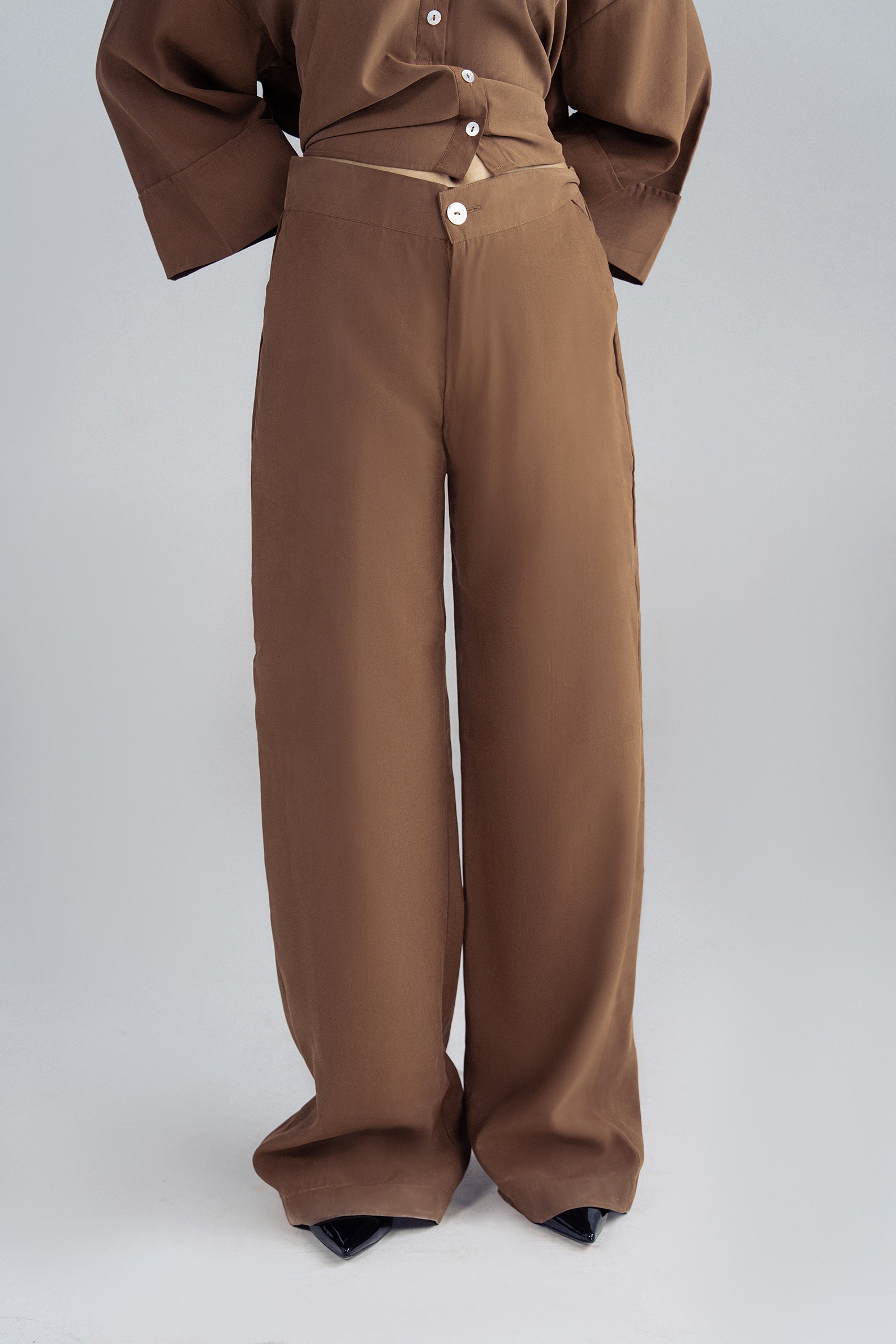 CASUAL BUTTON-DOWN CO-ORD
