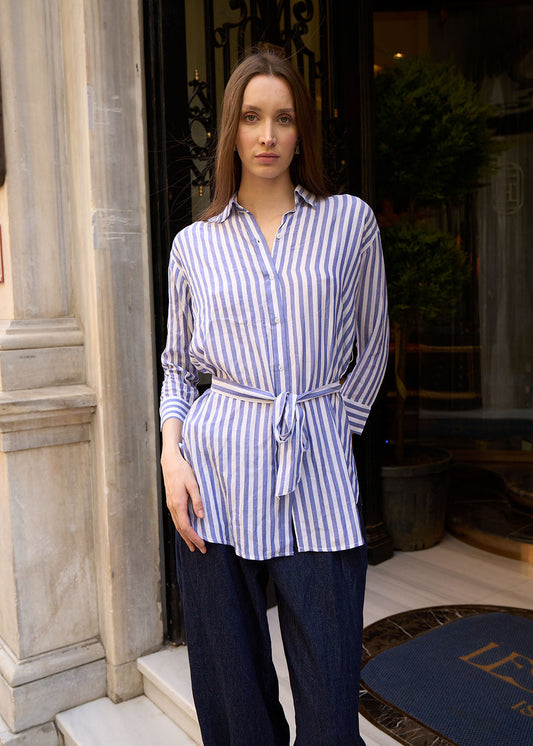 CLASSIC LINEN BUTTON-DOWN SHIRT