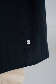 NOTCH COLLAR JACQUARD SHIRT