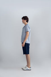NOTCH COLLAR JACQUARD SHIRT