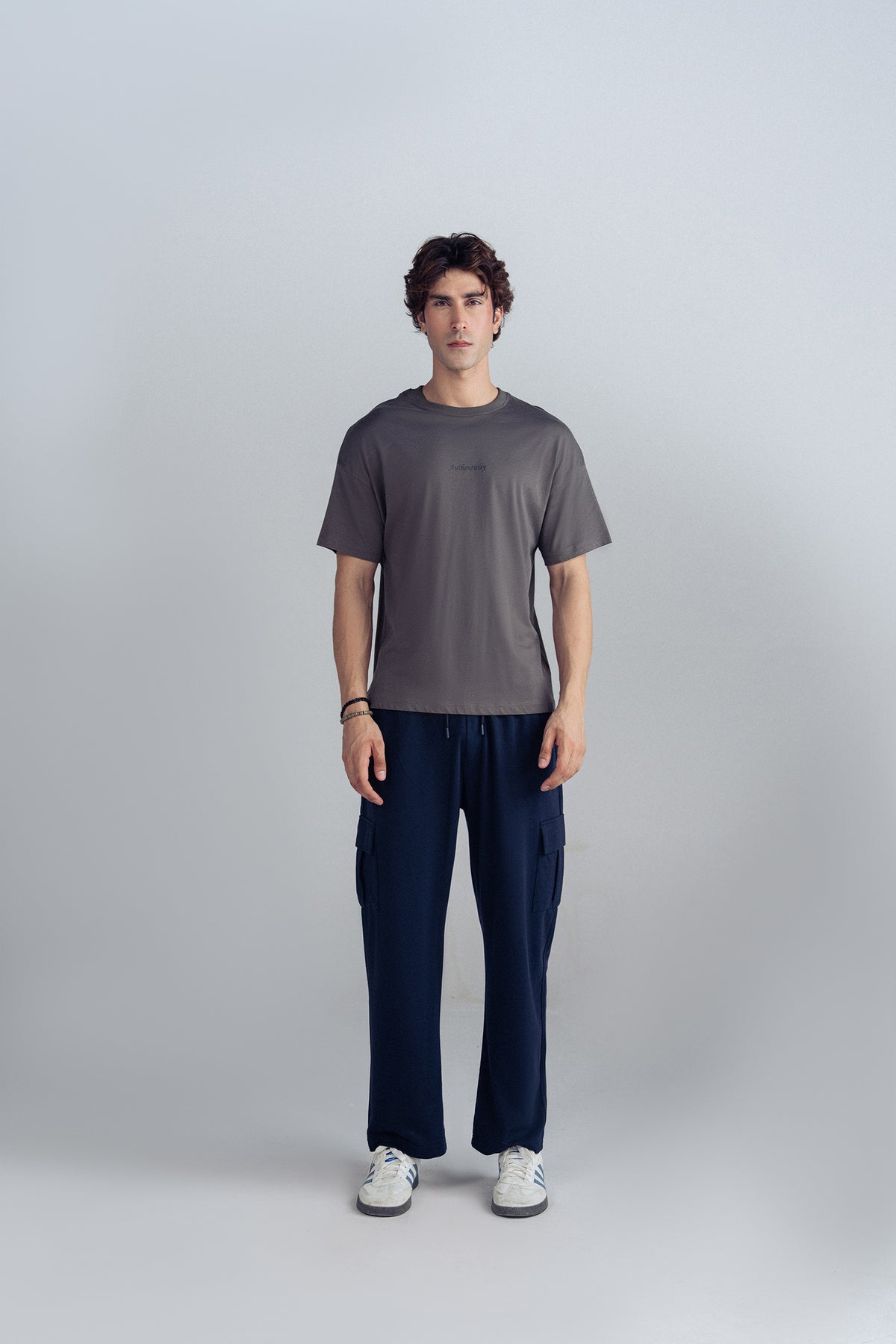CREW DOUBLE PRINTED TEE