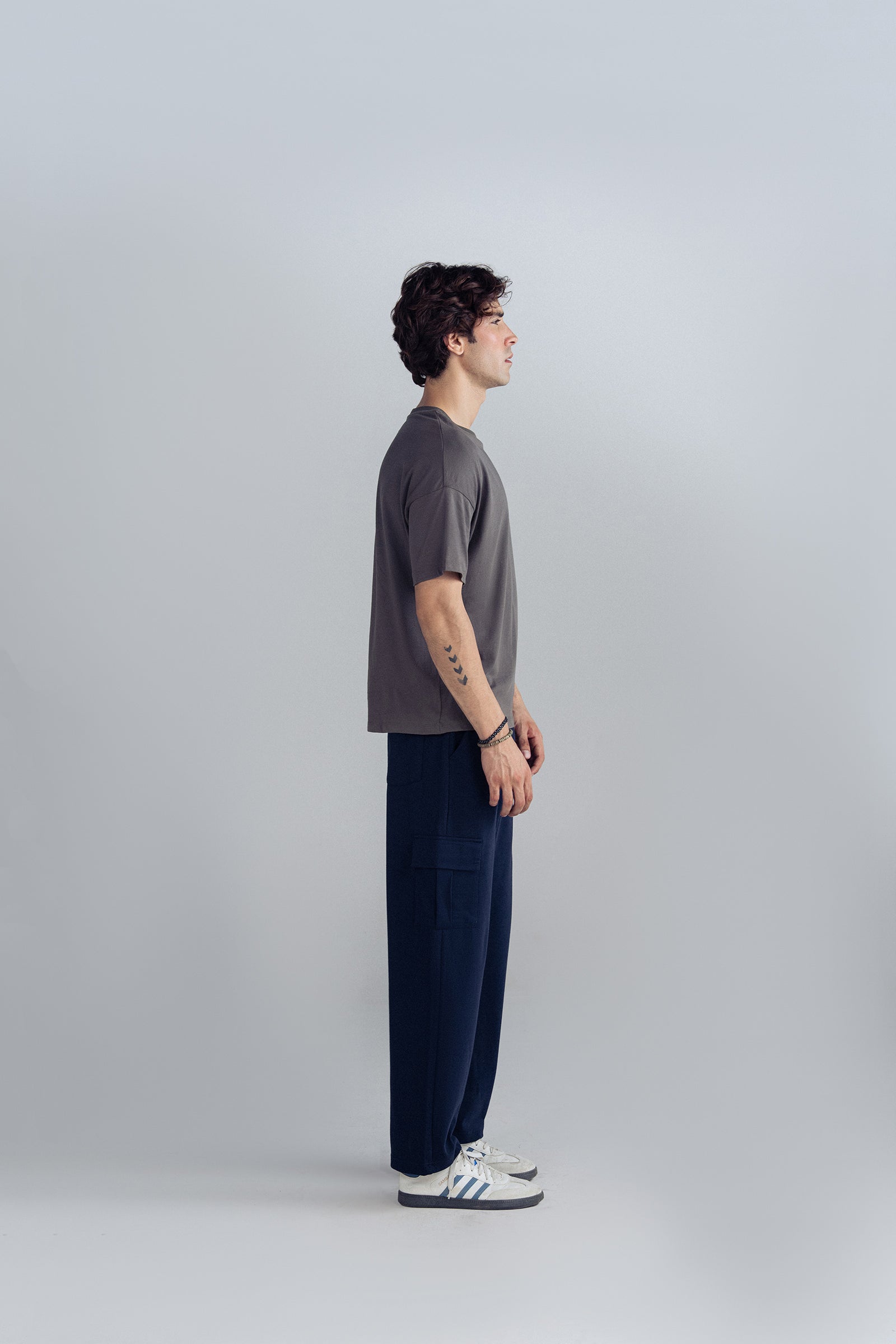 CREW DOUBLE PRINTED TEE