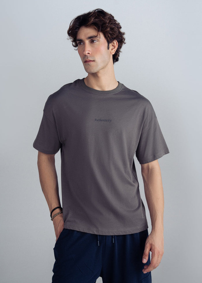 CREW DOUBLE PRINTED TEE