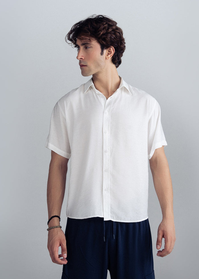 WOVEN TEXTURED SHIRT