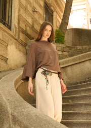 BAT STYLE KNIT TOP