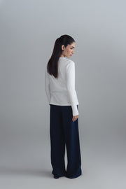 BASIC STRAIGHT KNIT TROUSER
