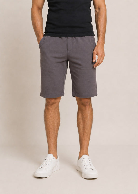 WAFFLE KNIT SHORTS