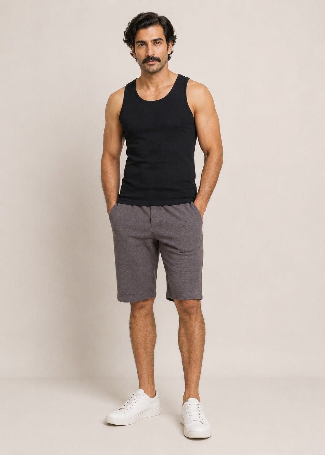 Relaxed Fit Knit Shorts
