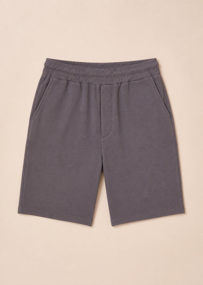 WAFFLE KNIT SHORTS