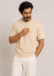 Crew Neck Pocket T-Shirt