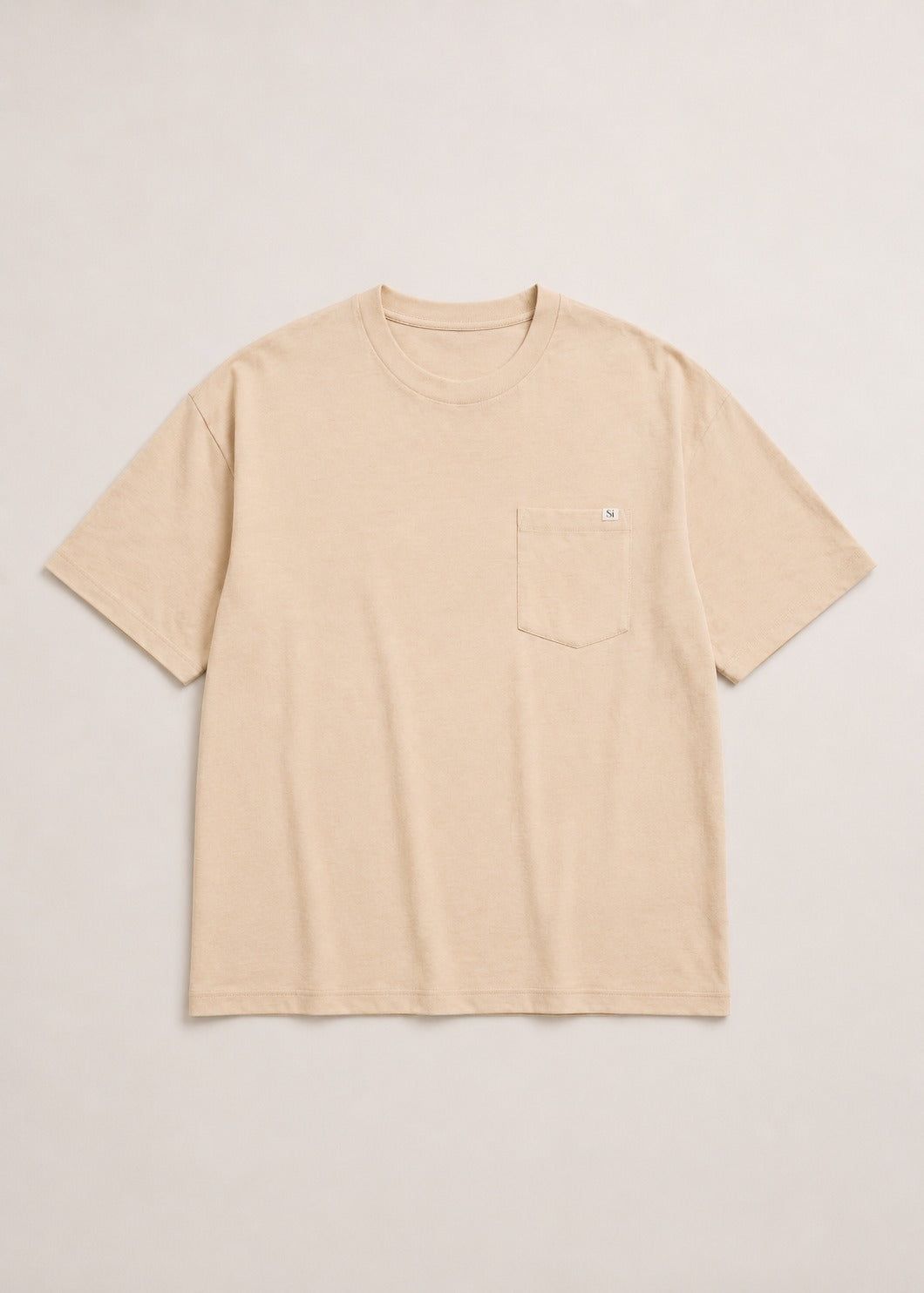 Crew Neck Pocket T-Shirt