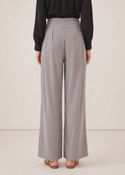 Viscose Twill Pleated Trouser