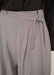 Viscose Twill Pleated Trouser
