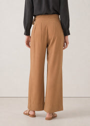 Viscose Twill Pleated Trouser