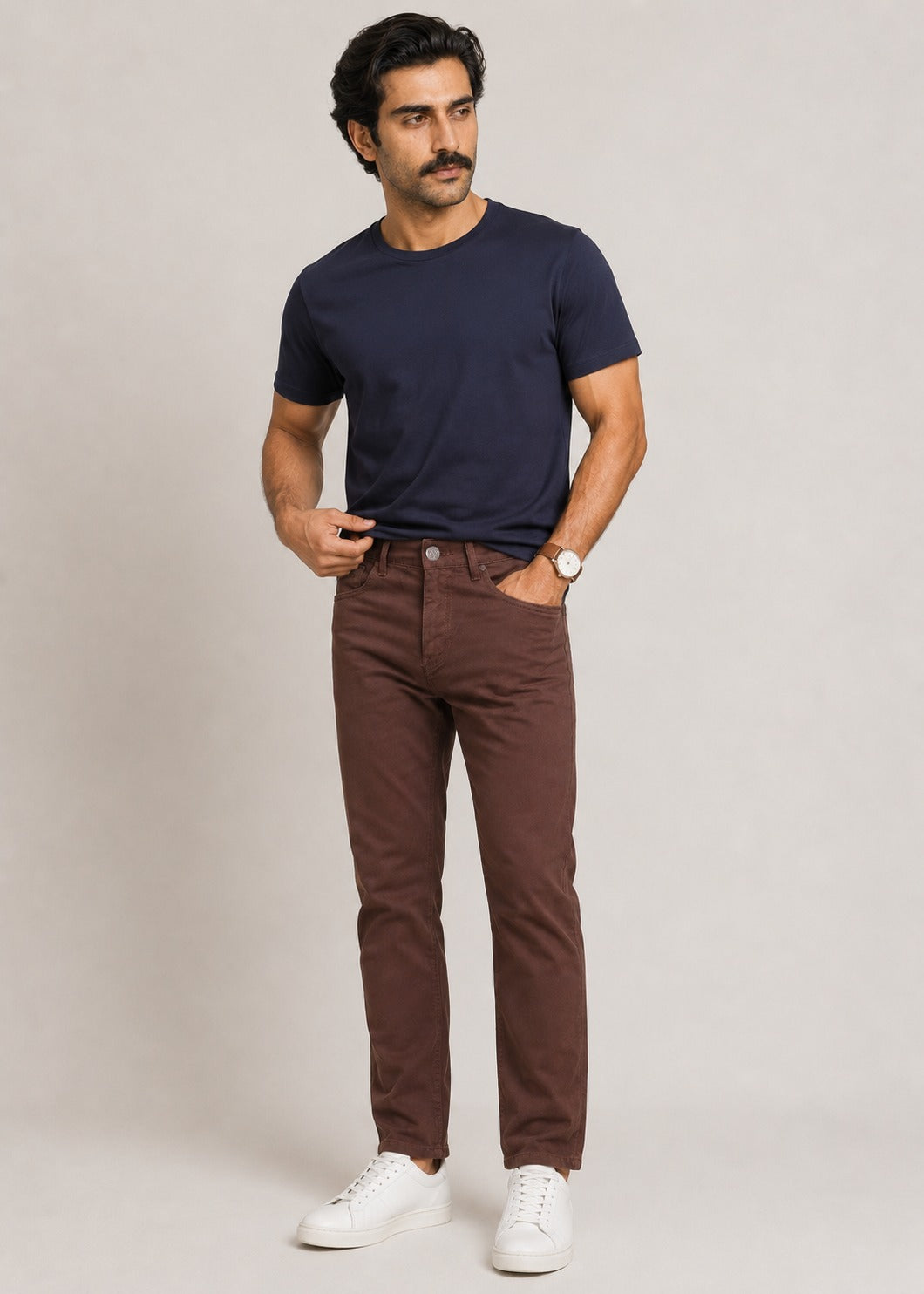 Straight Fit Denim