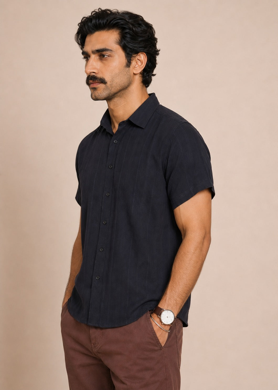 Woven Textured Shirt