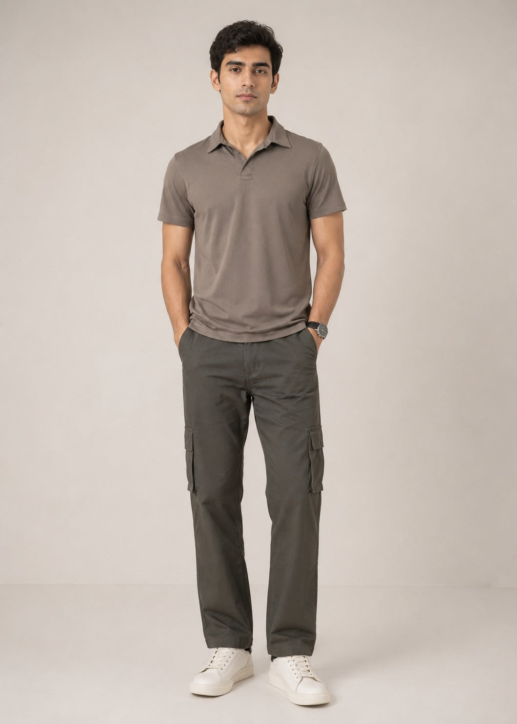 Relaxed Fit Cargo Trousers