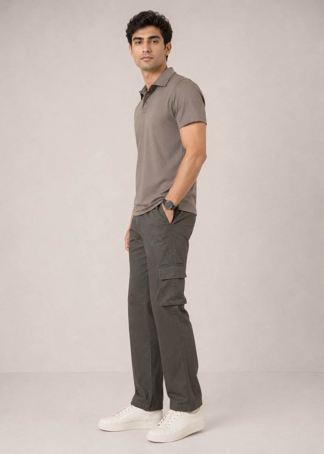 Relaxed Fit Cargo Trousers