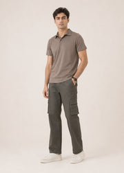 Blended Pique Polo Shirt