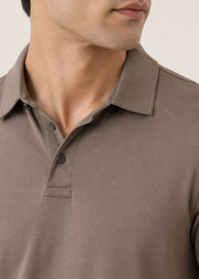 Blended Pique Polo Shirt