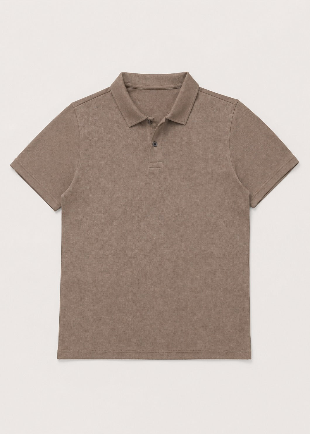 Blended Pique Polo Shirt