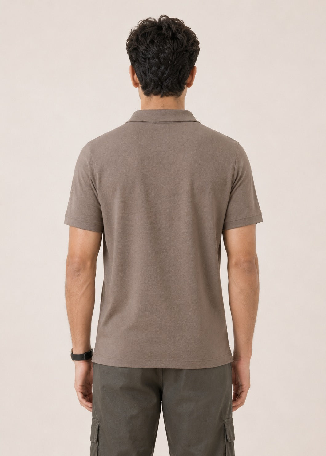 Blended Pique Polo Shirt