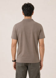 Blended Pique Polo Shirt