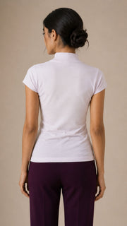 MOCK NECK TEE