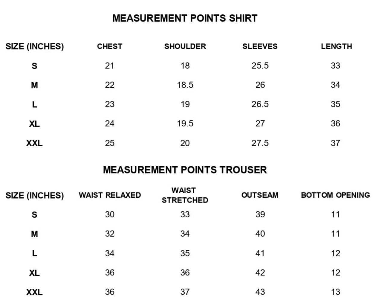 Size Guide